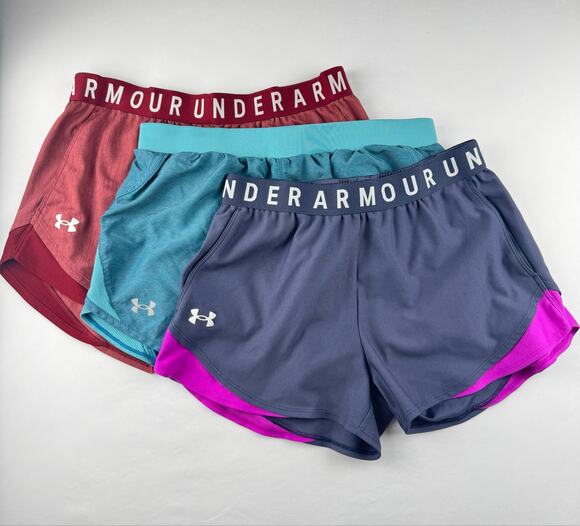 Under armour Pants - Under Armour HeatGear Running Shorts Bundle 3 Medium